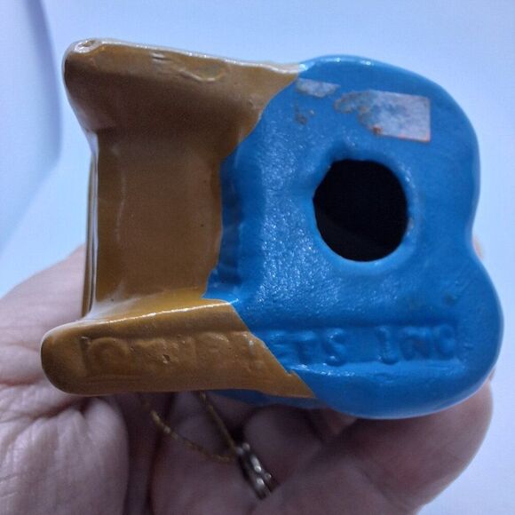 Vintage Sesame Street Cookie Monster Toymaker Ceramic Christmas Ornament - Picture 6 of 7